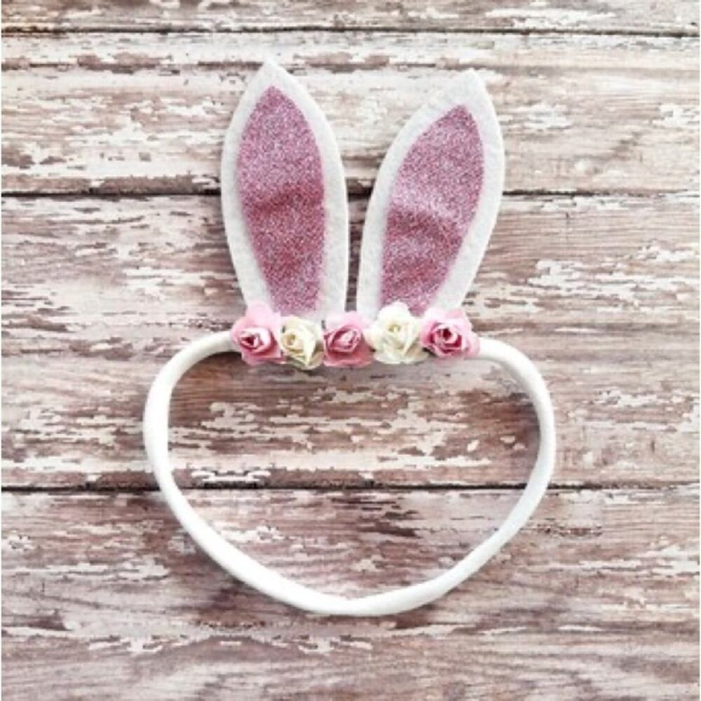 Child Bunny Ears Headband Little Girls Bunny Ears Easter Bunny Ears Headband